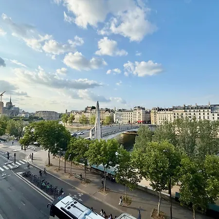 Seine View 120m2-2bedrooms Apartamento *