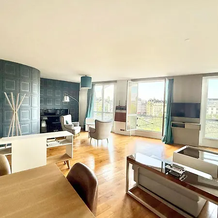 Seine View 120m2-2bedrooms Apartment